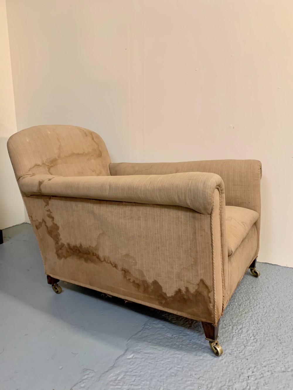 Superb deep seated country house armchair  View V