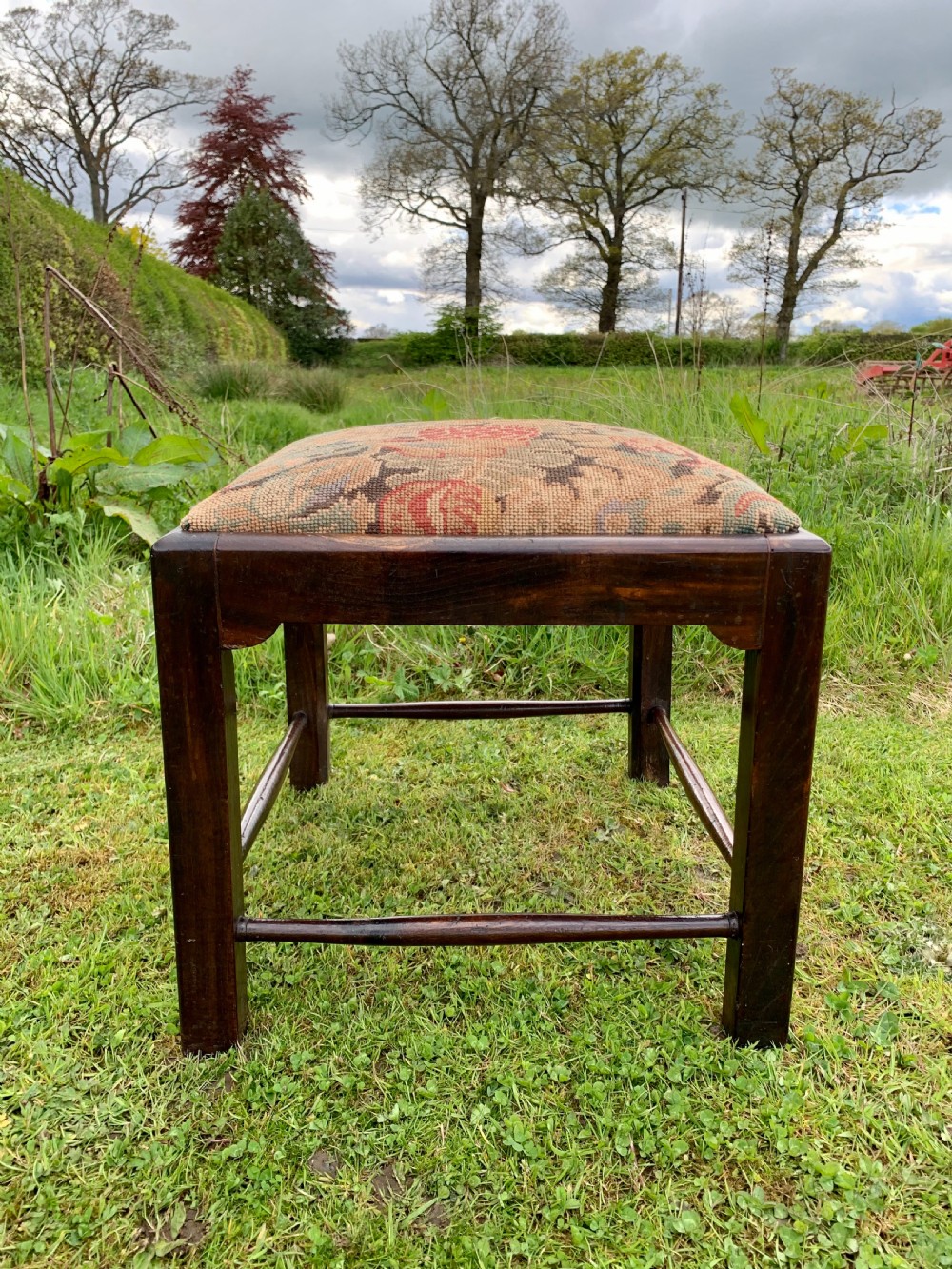 Rare Scottish laburnum stool View V