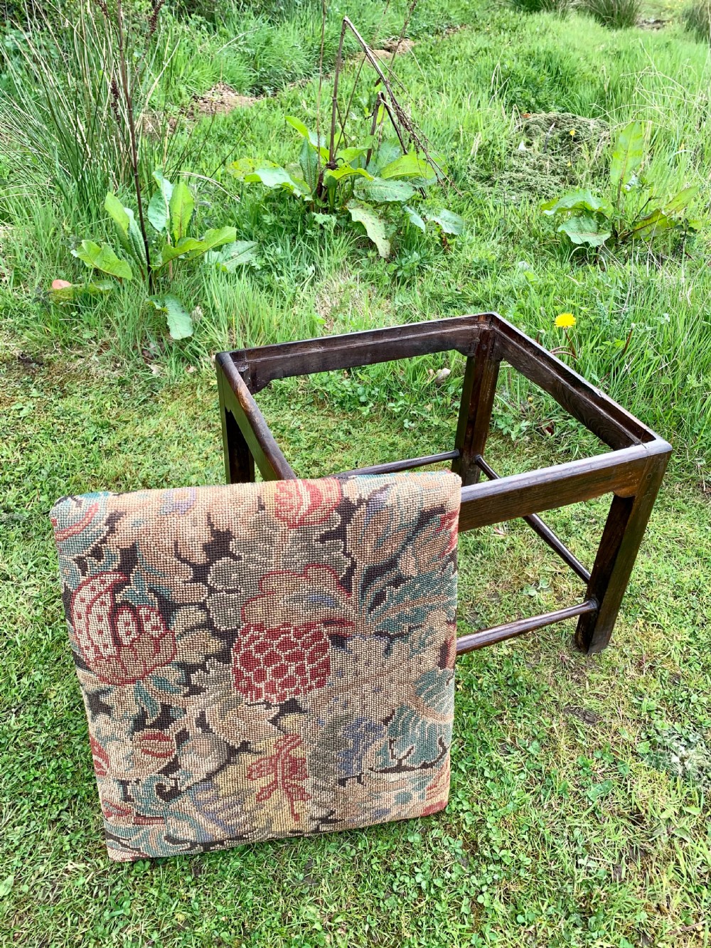 Rare Scottish laburnum stool View X