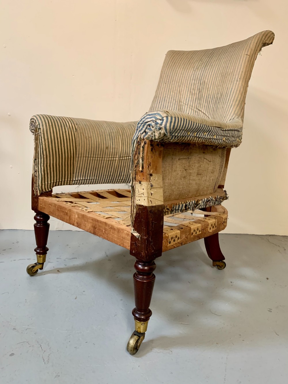 Exceptional Gillows library chair  View III