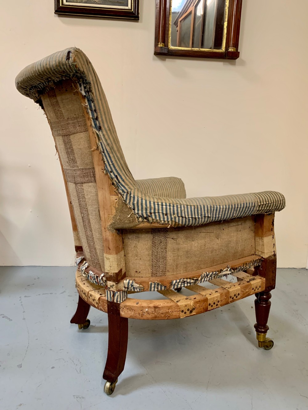 Exceptional Gillows library chair  View XIII