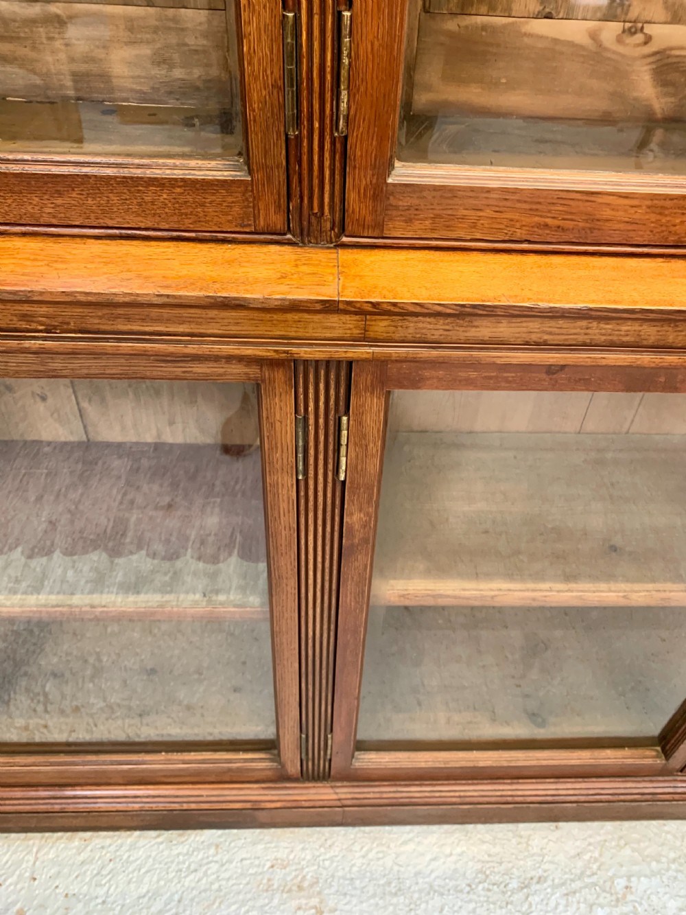 Scottish oak library estate bookcase  View IV