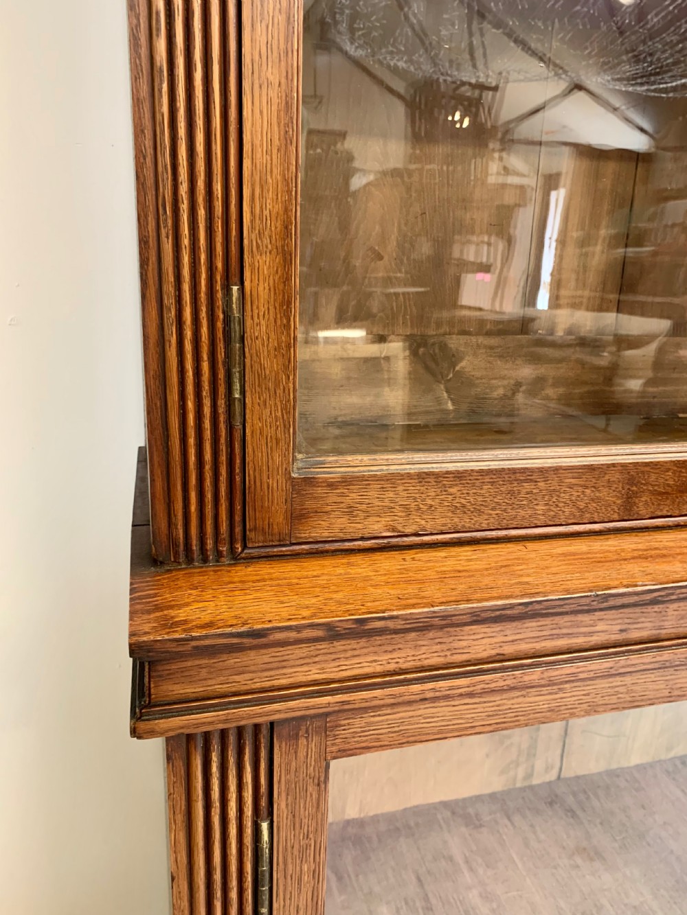 Scottish oak library estate bookcase  View VIII