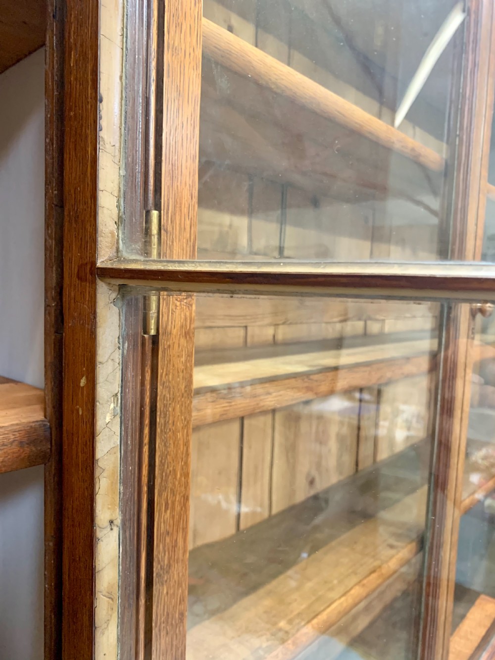 Scottish oak library estate bookcase  View XI