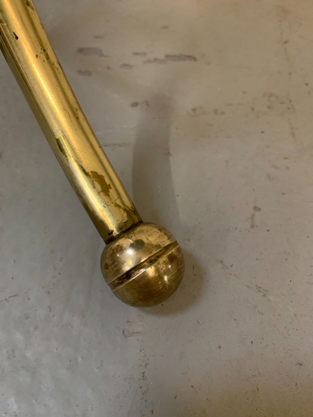 Brass occasional table View V