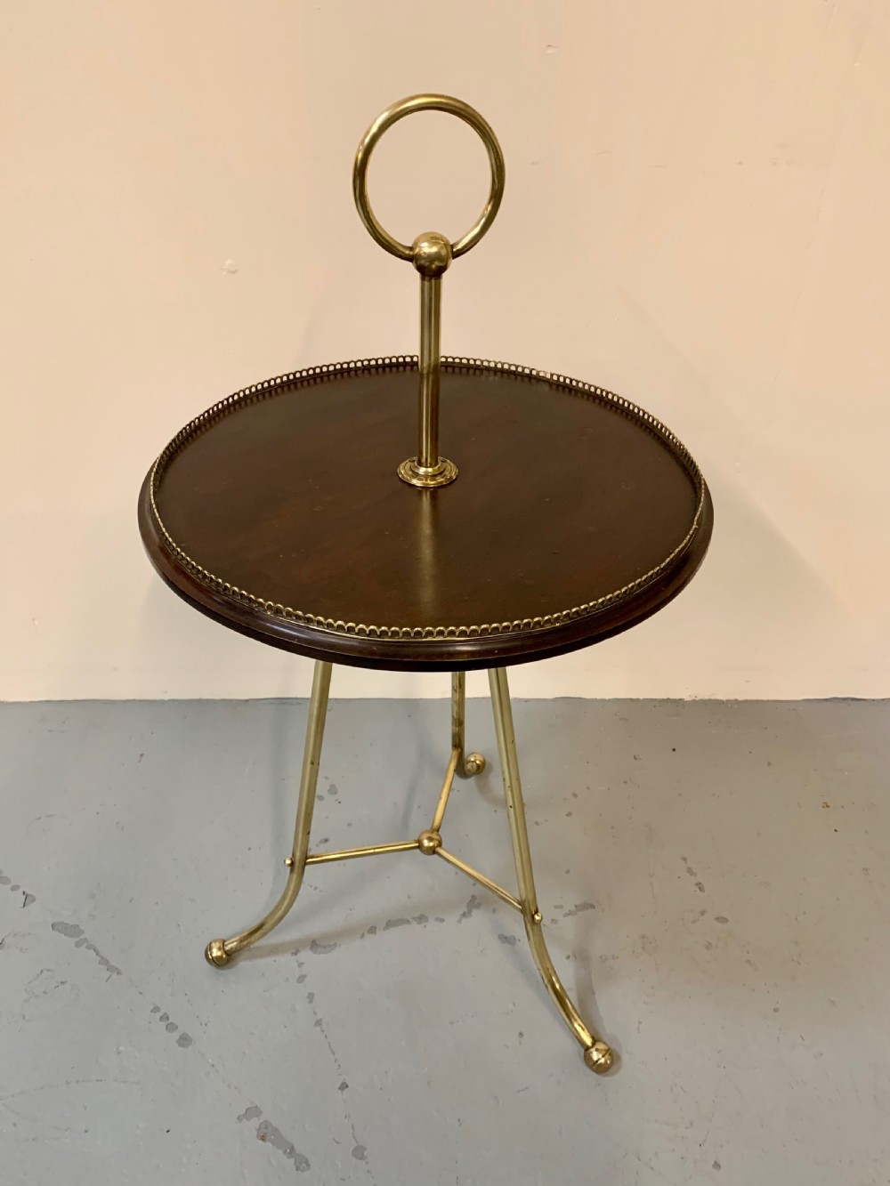 Brass occasional table View VI