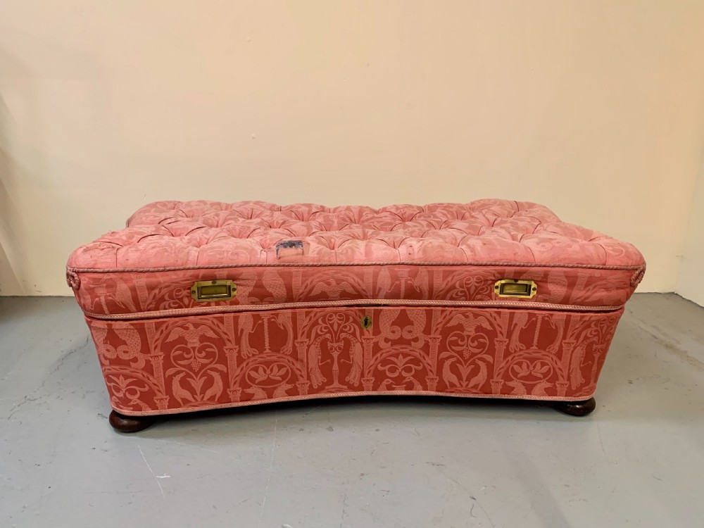 Exceptional large ottoman centre stool 