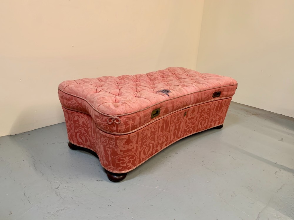 Exceptional large ottoman centre stool  View III