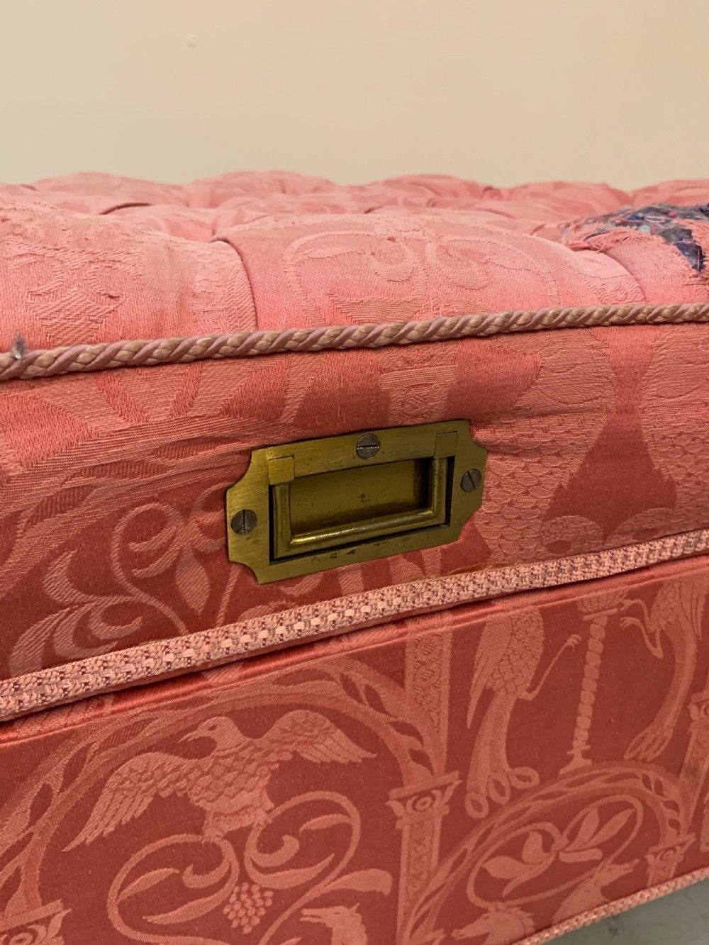 Exceptional large ottoman centre stool  View V