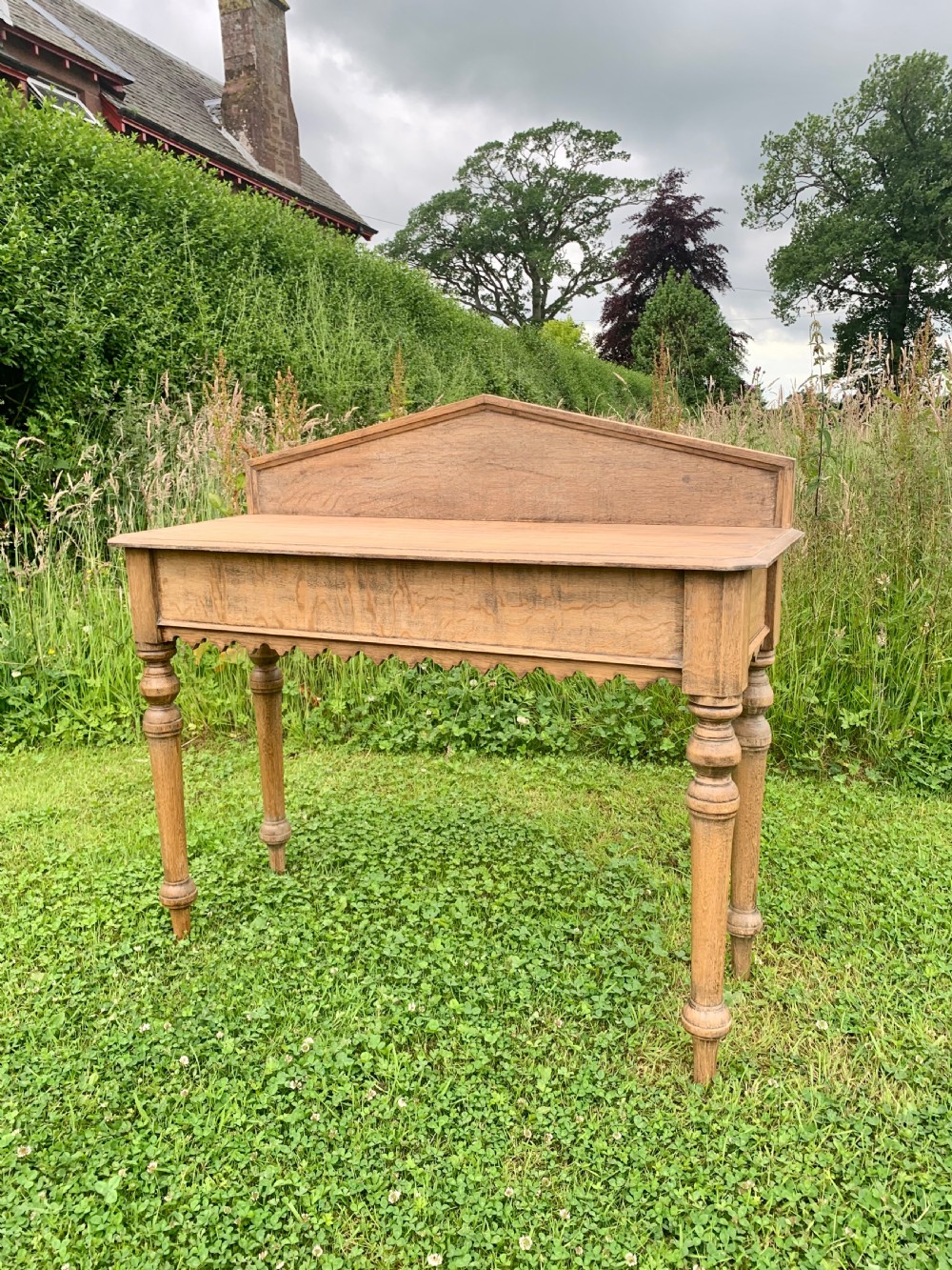 Scottish oak console table View X