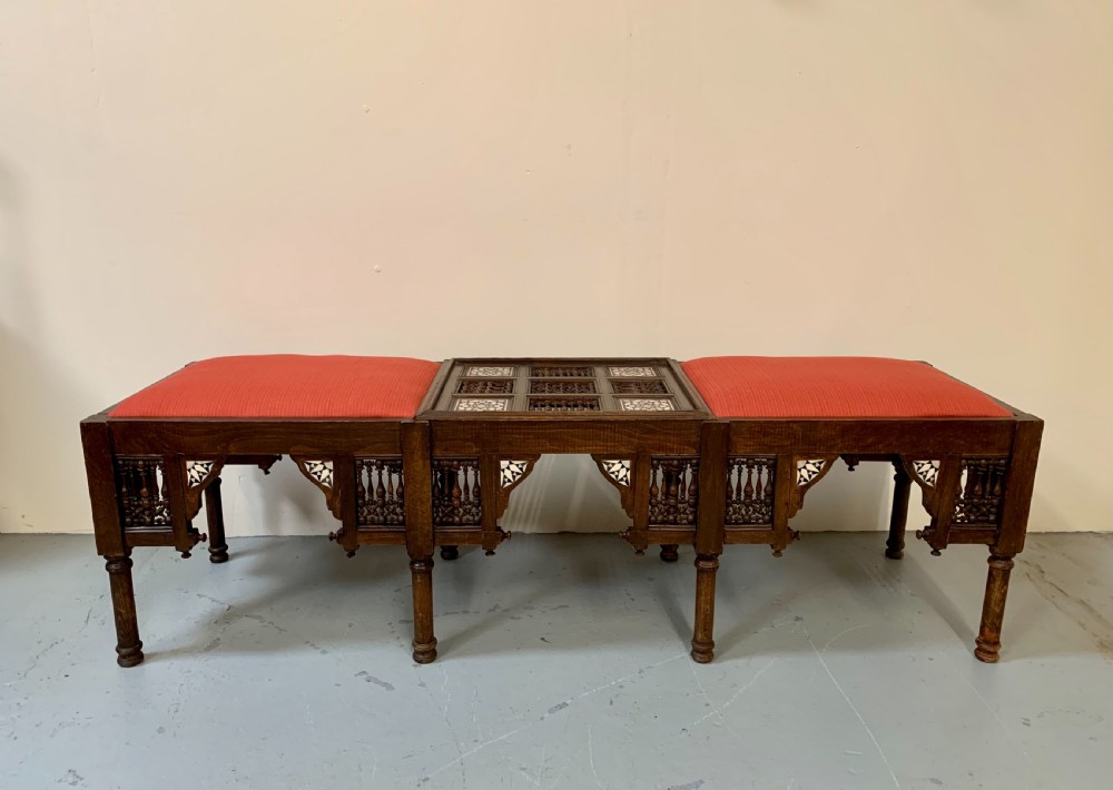 Large moorish window seat stool