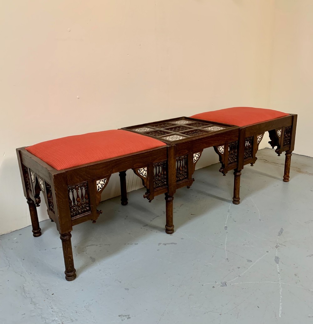 Large moorish window seat stool View II