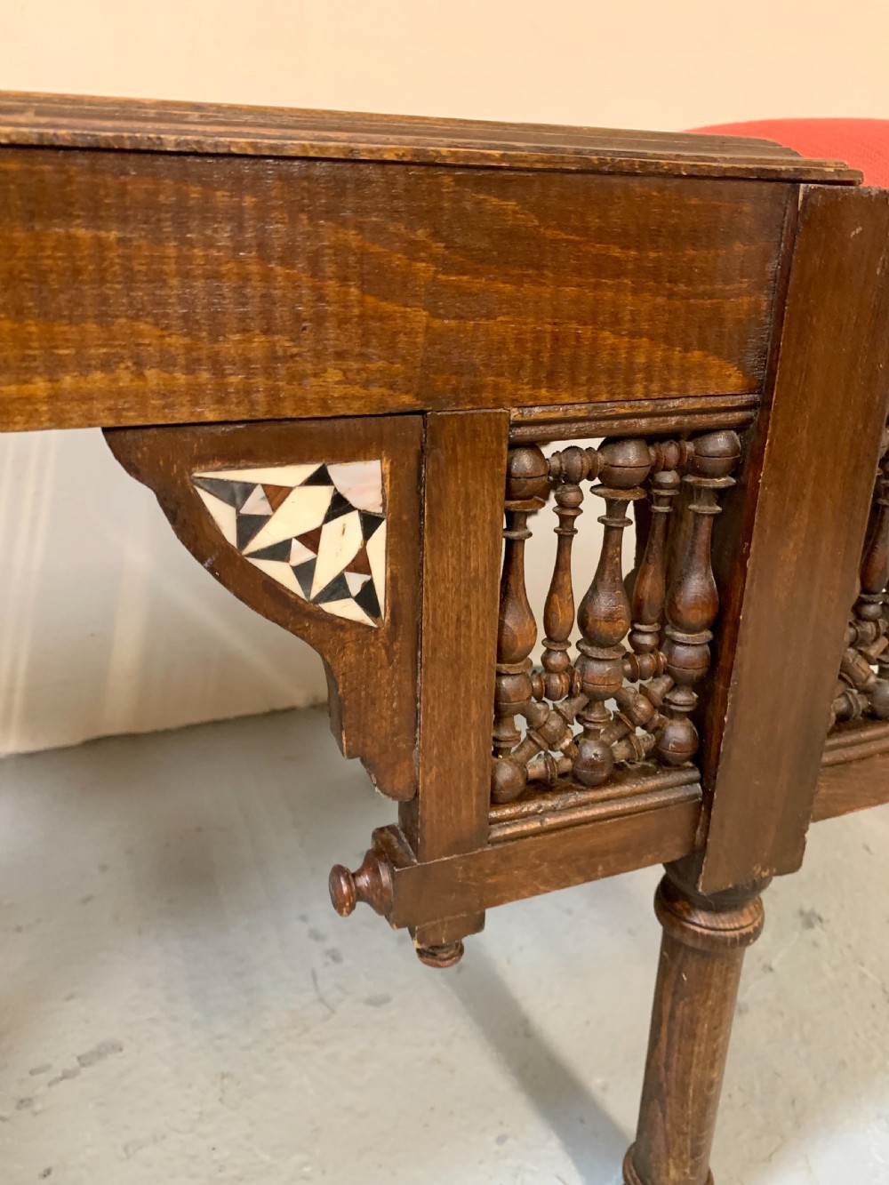 Large moorish window seat stool View VI