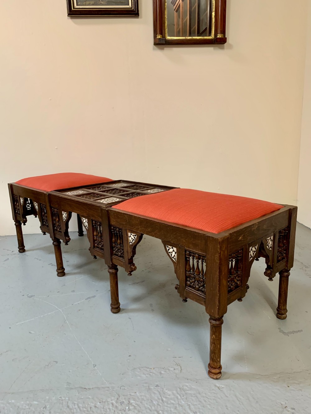 Large moorish window seat stool View VII