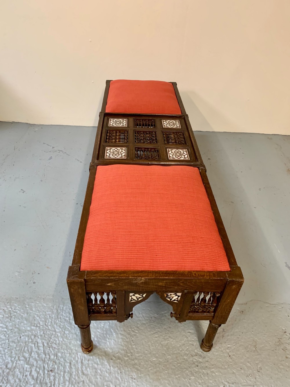 Large moorish window seat stool View IX