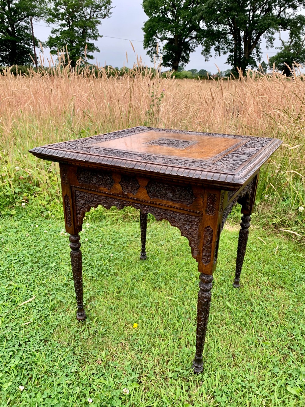 Excellent Anglo Indian occasional table View IX