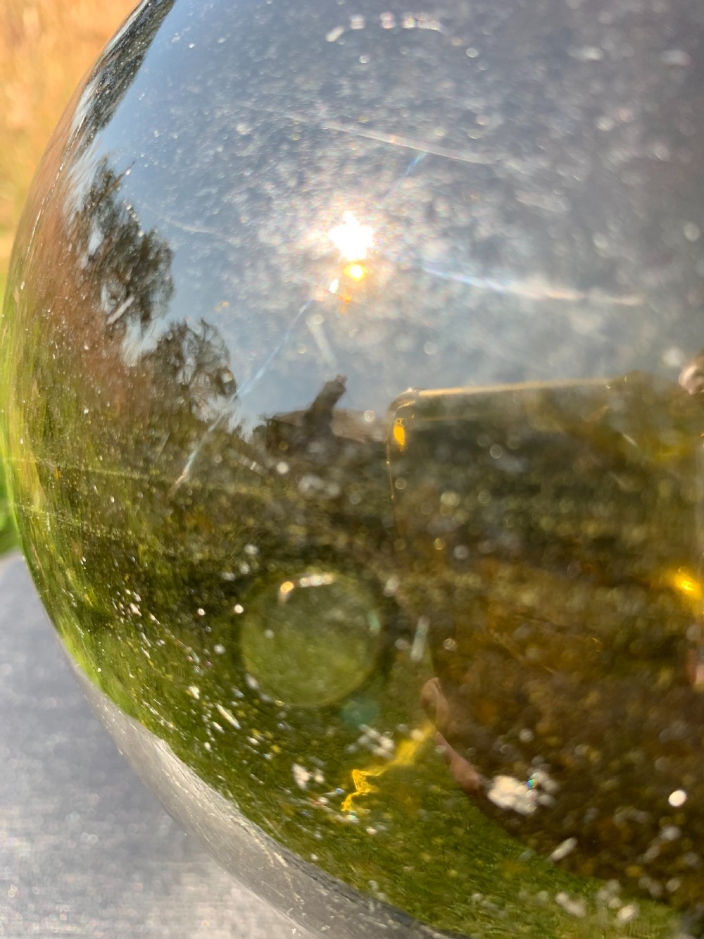Onion shaped wine bottle  View VIII
