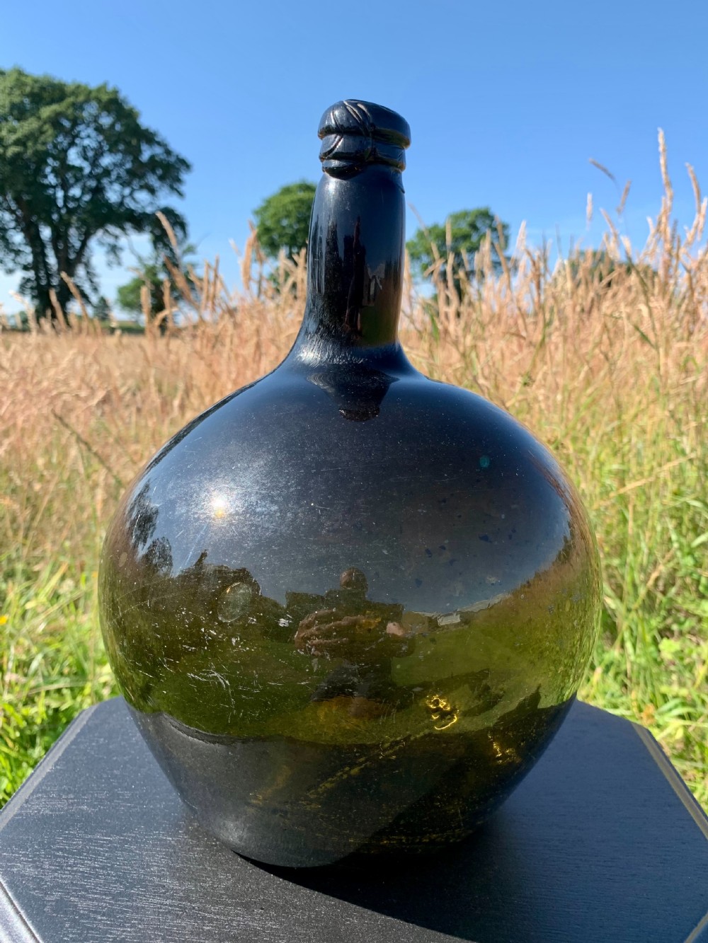Onion shaped wine bottle  View IX