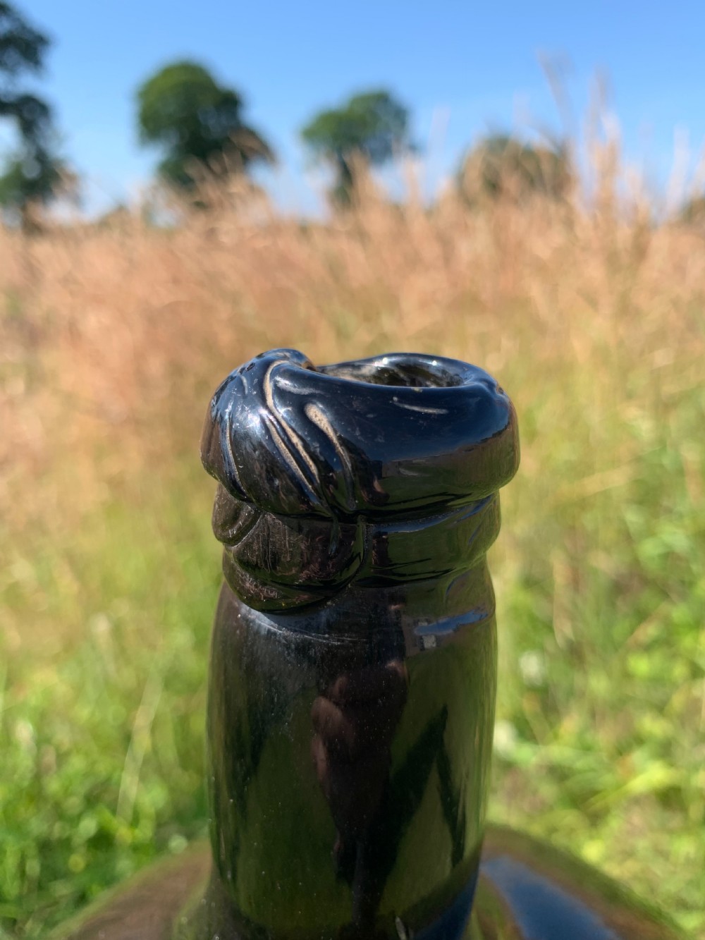 Onion shaped wine bottle  View X