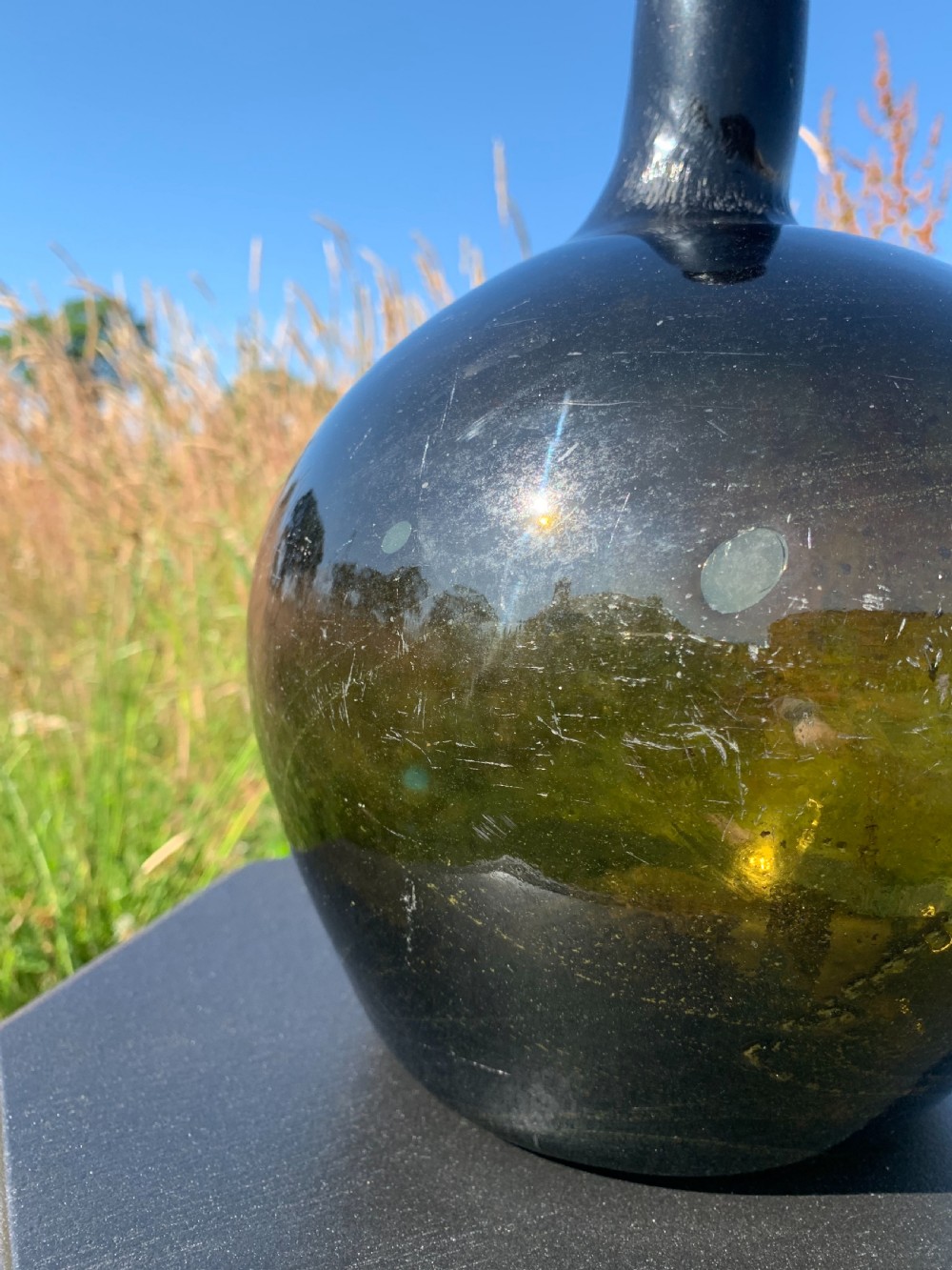 Onion shaped wine bottle  View XI