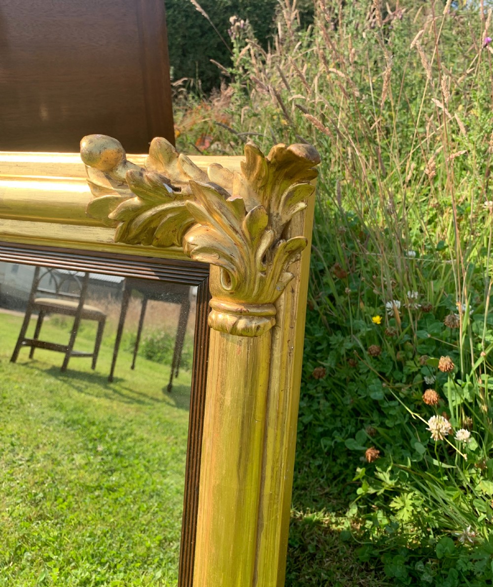Regency gilt wood overmantle mirror  View VII