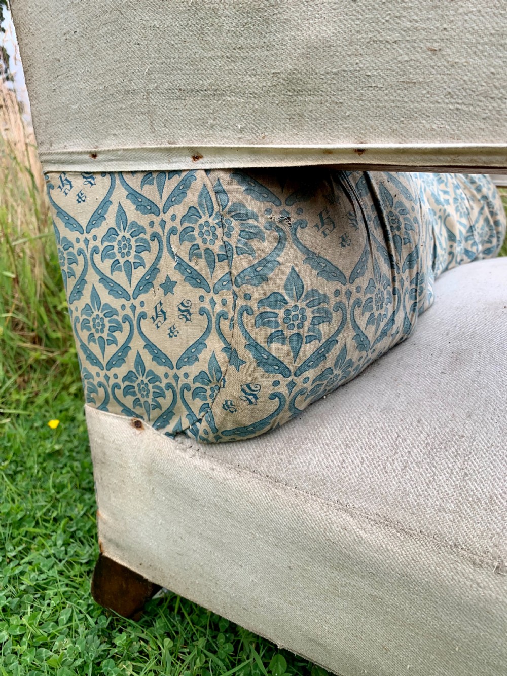 Howard & Sons walnut open armchair  View XVI