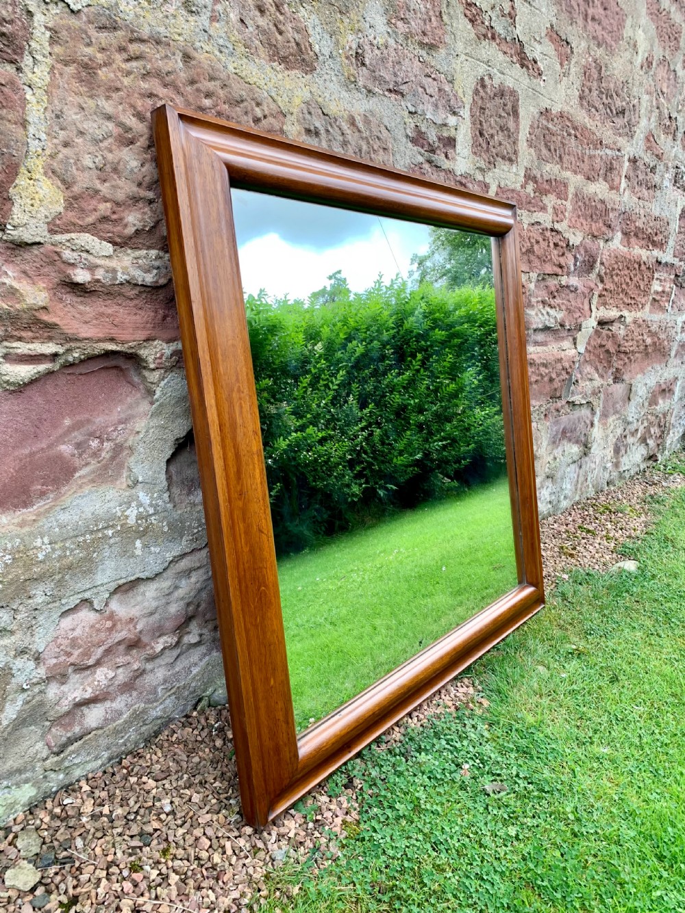 Large oak framed mirror  View IV