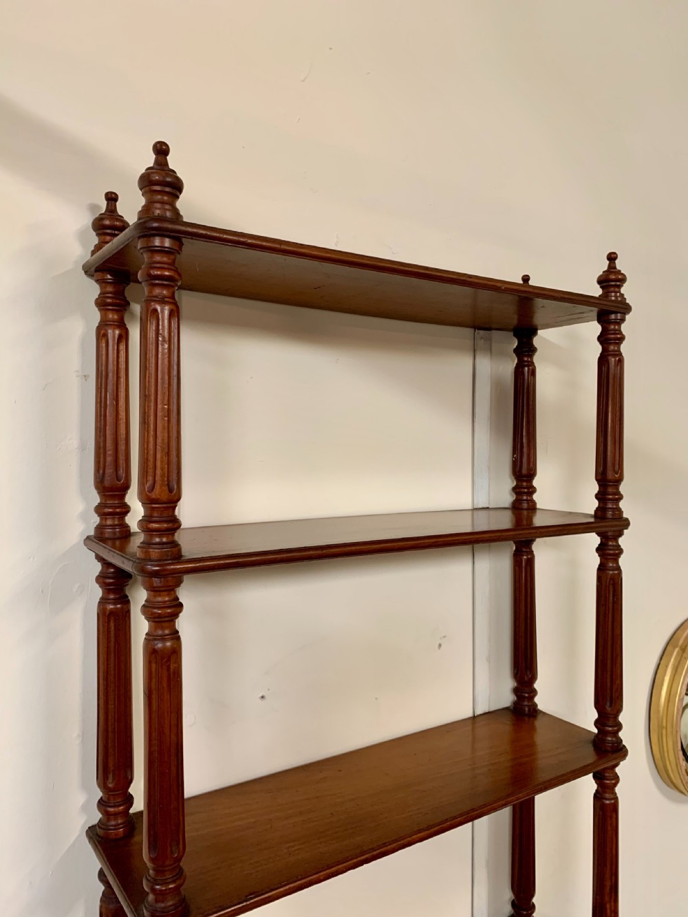 Large six tier wall shelves  View III