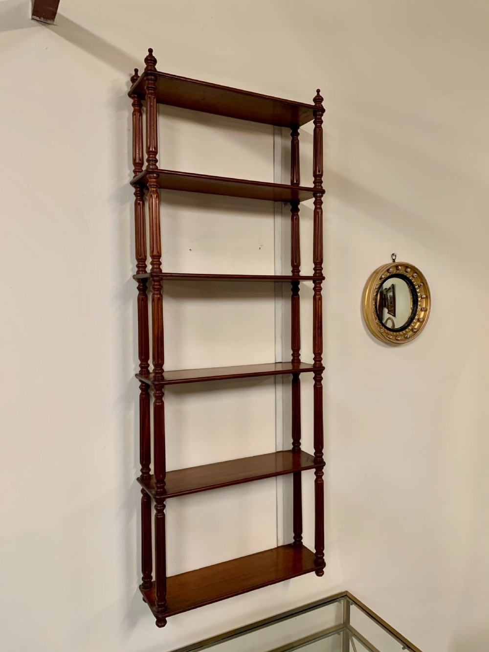 Large six tier wall shelves  View IX