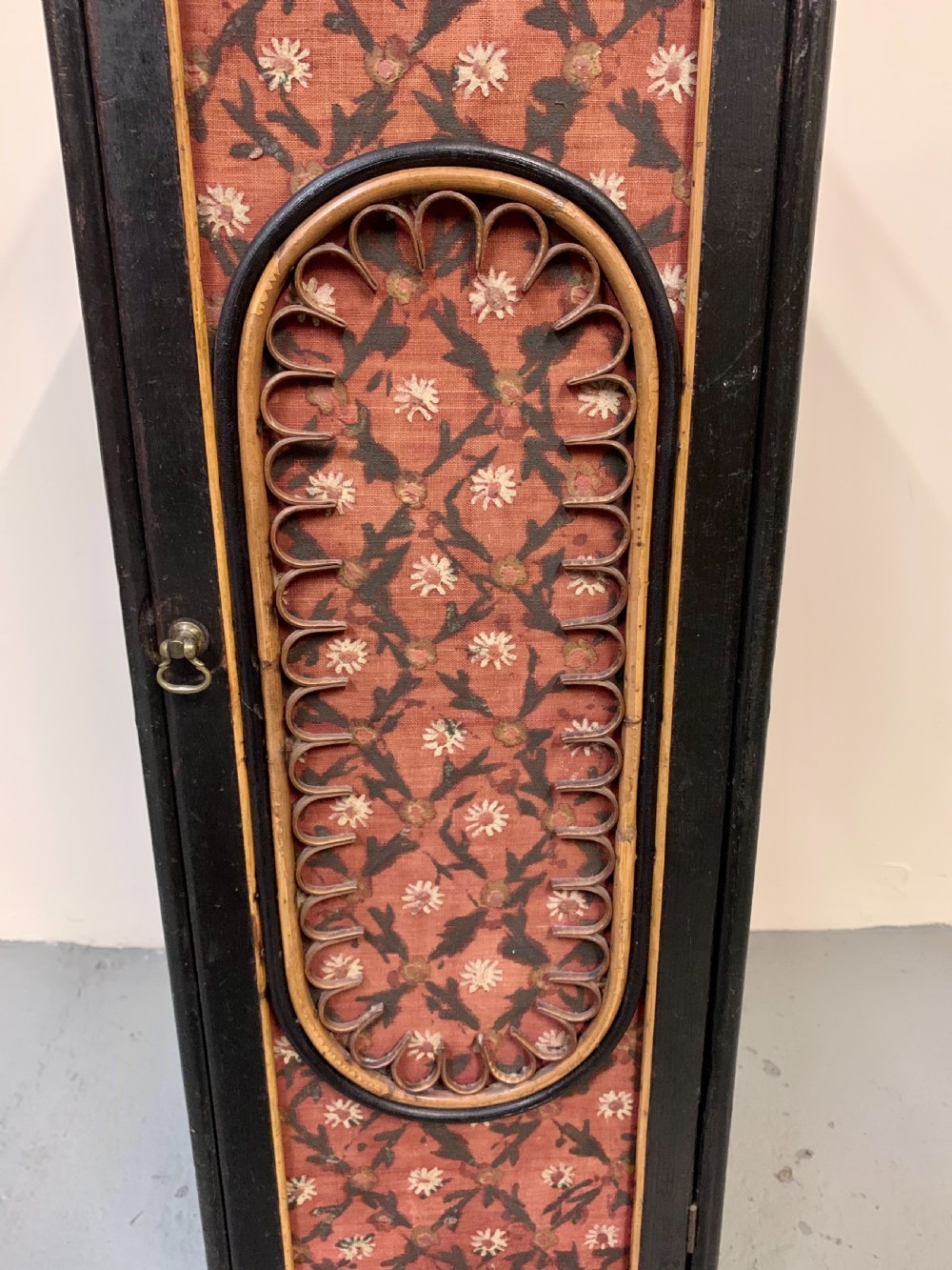 Unusual useful bentwood cane cabinet  View III