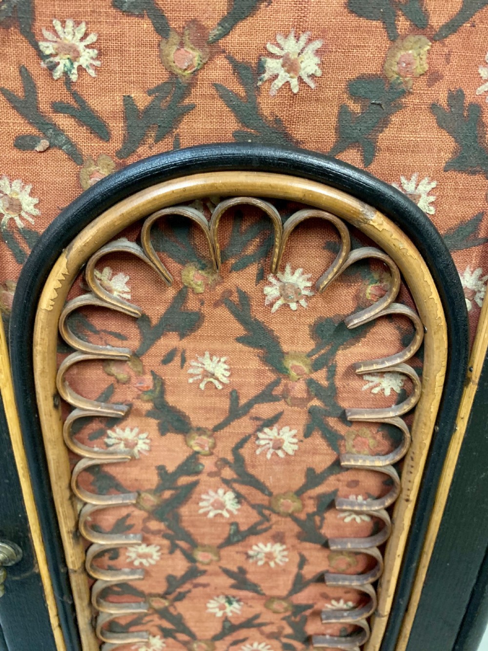 Unusual useful bentwood cane cabinet  View IX