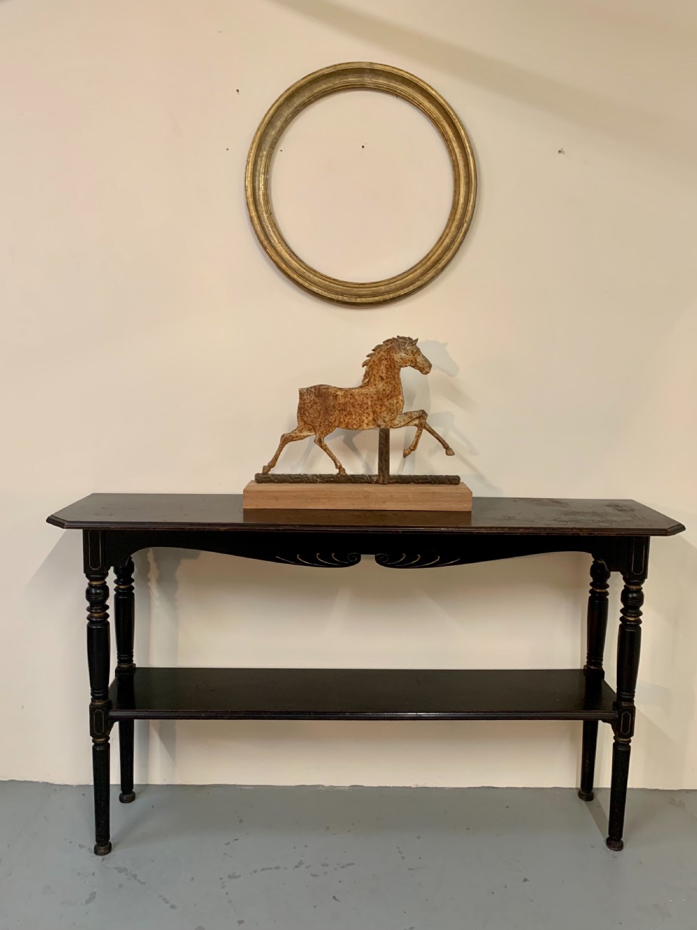 Large parcel gilt console table  View III