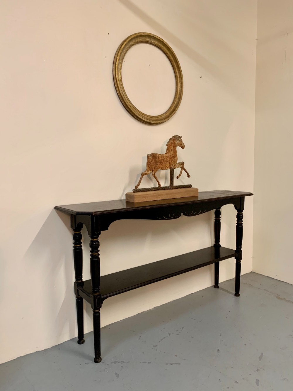 Large parcel gilt console table  View IV