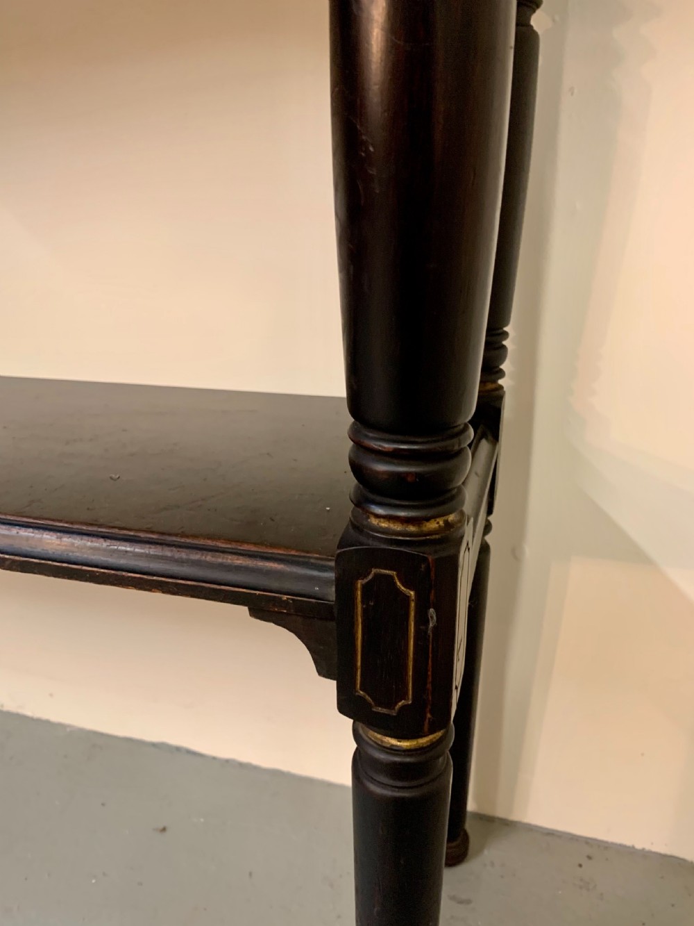 Large parcel gilt console table  View X