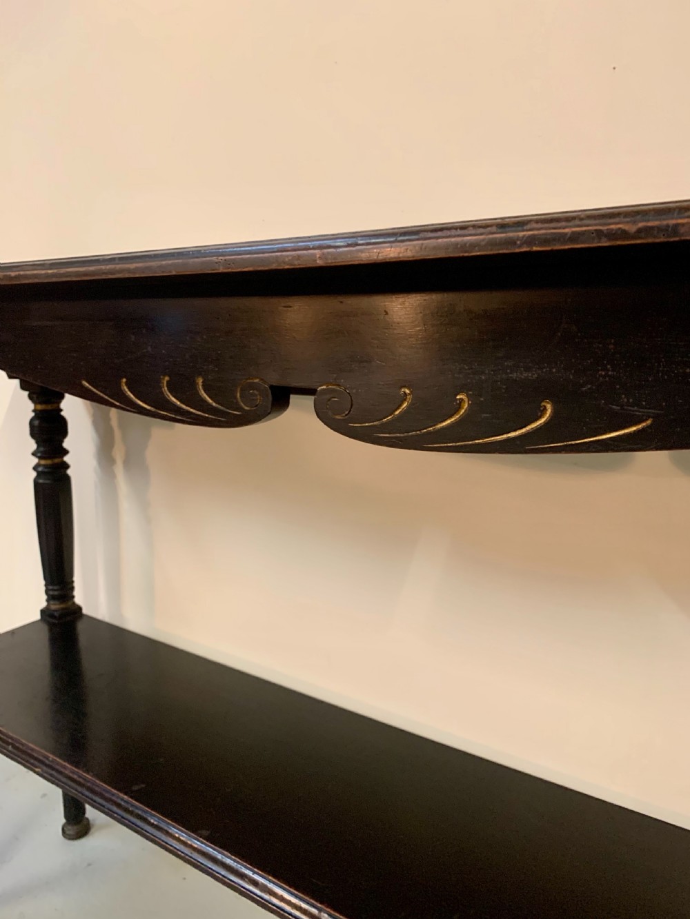 Large parcel gilt console table  View XI