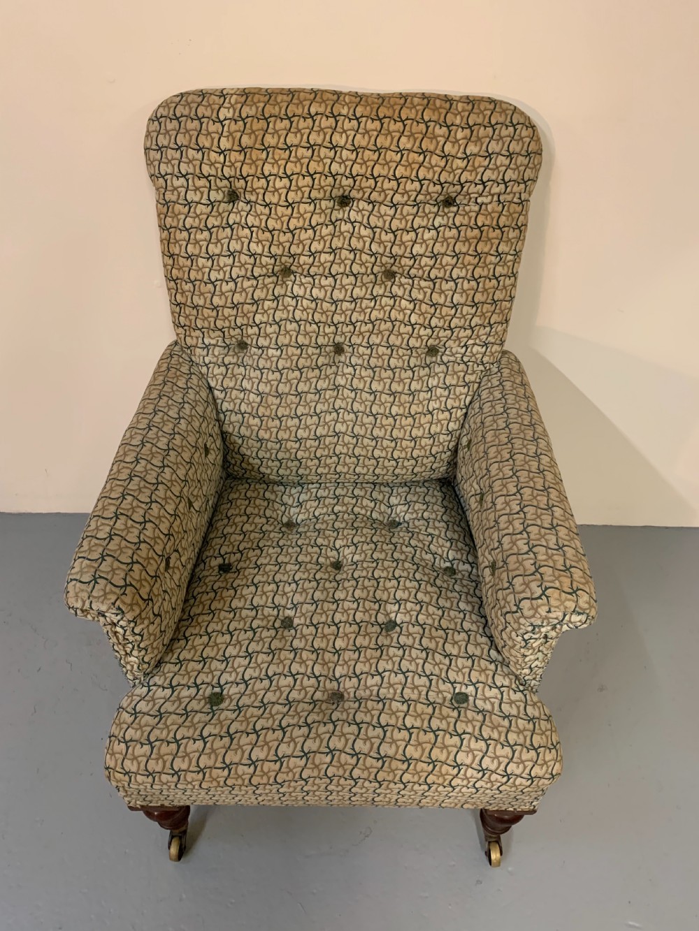 Superb library chair in the manner of Gillows  View VI