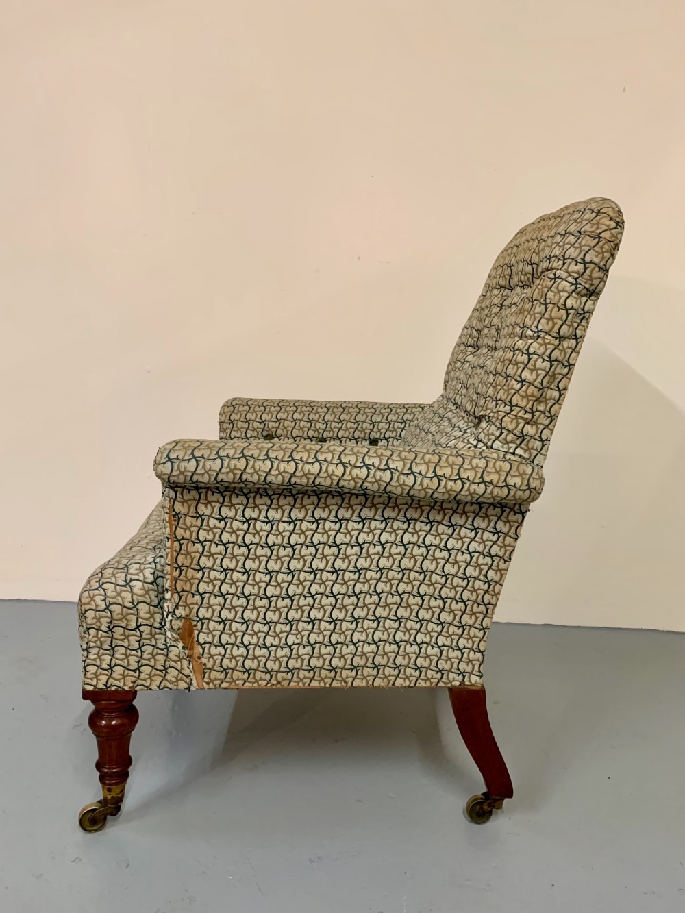 Superb library chair in the manner of Gillows  View IX