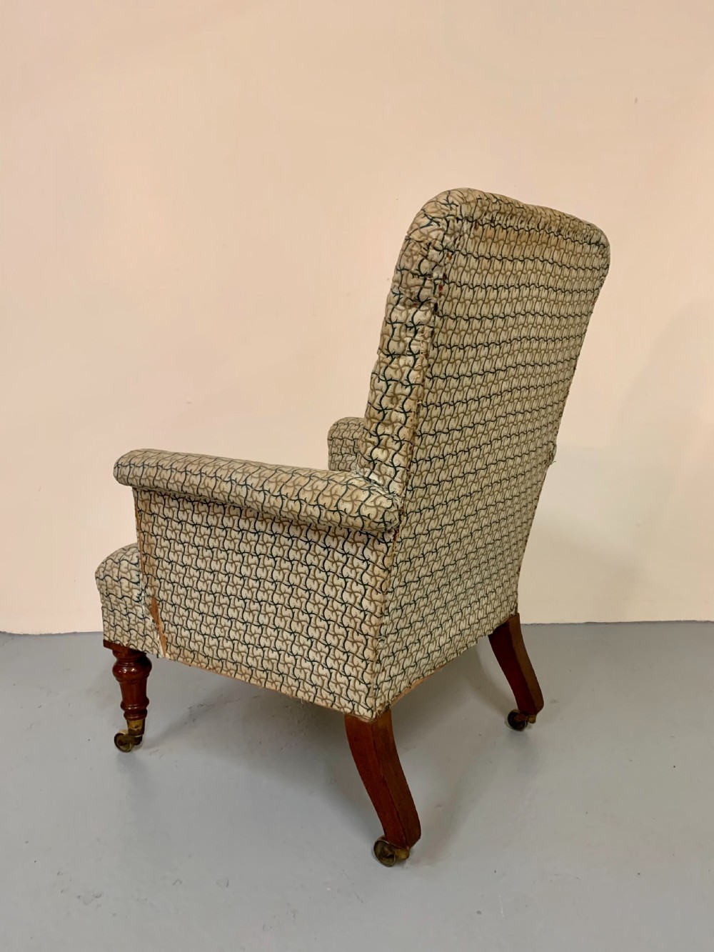Superb library chair in the manner of Gillows  View XI