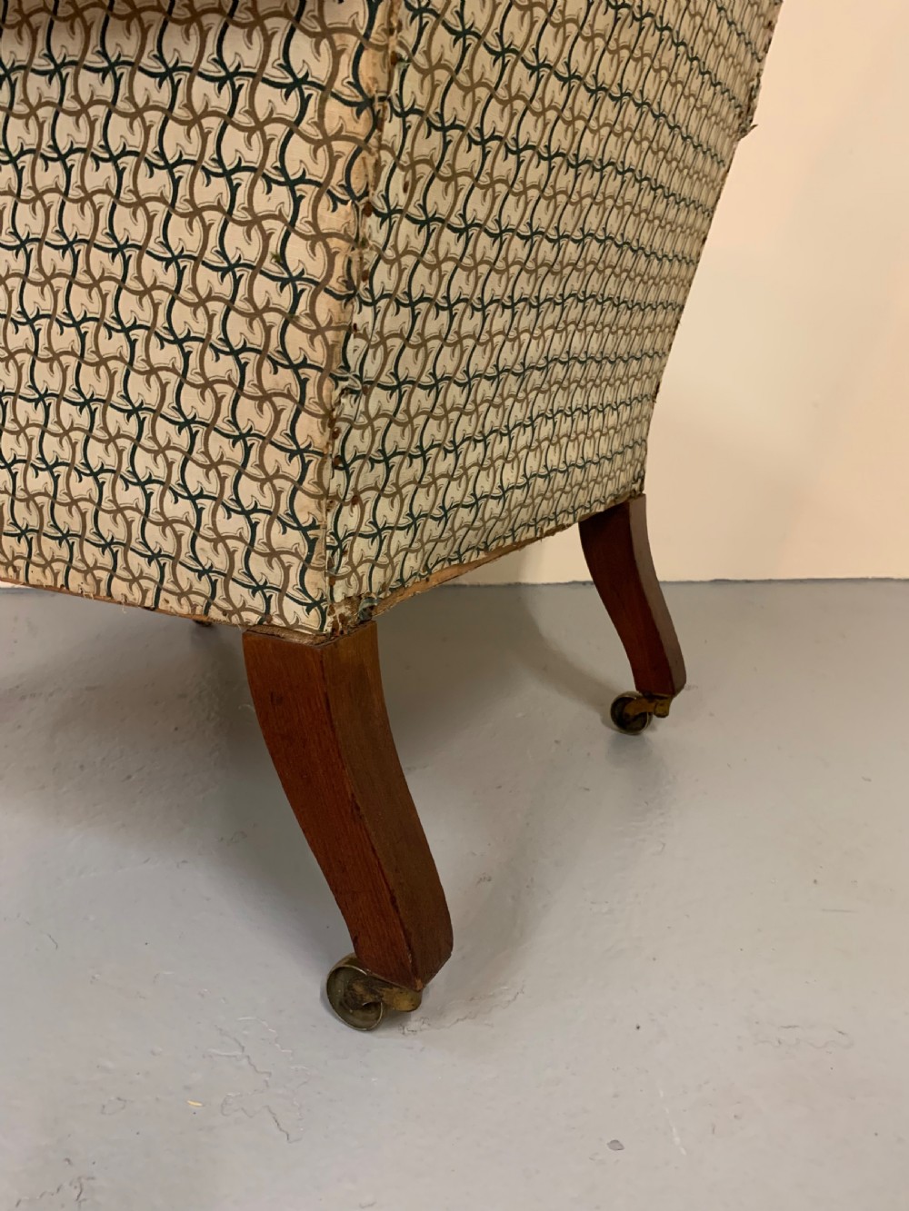Superb library chair in the manner of Gillows  View XIII