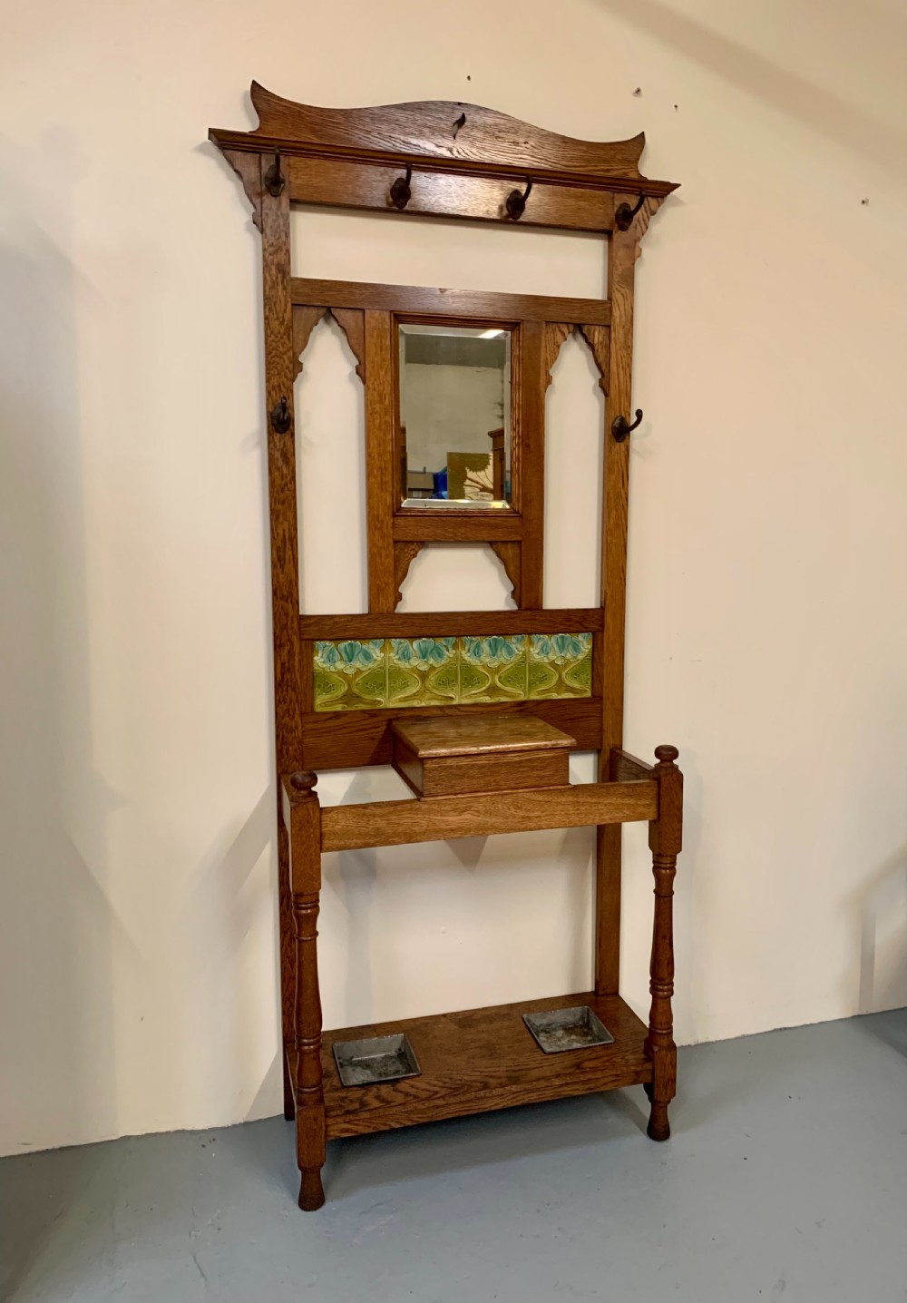 Scottish oak hallstand  View III