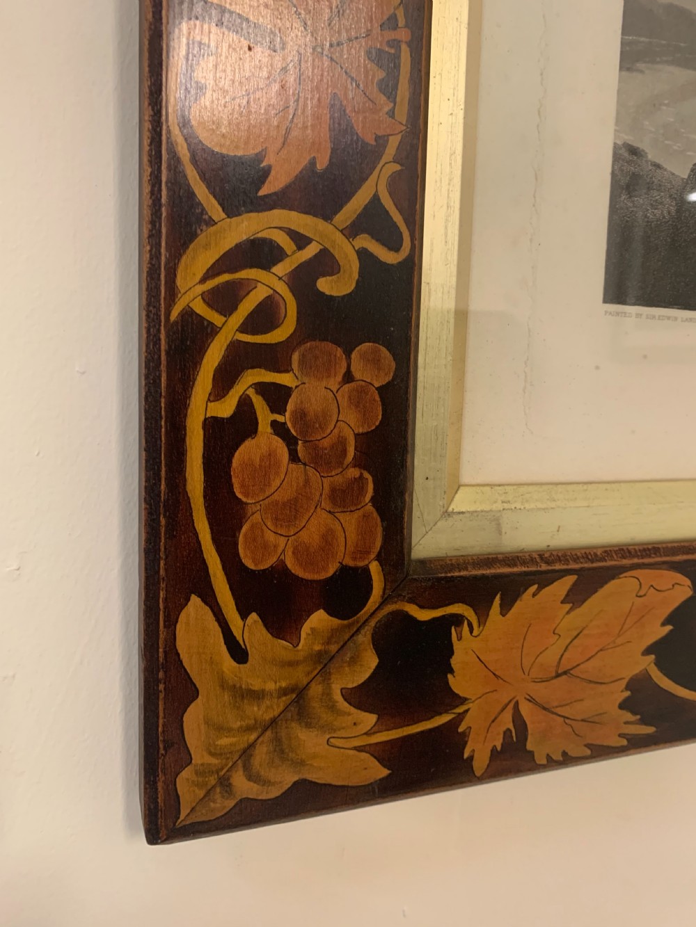Scottish etching in decorative frame  View II
