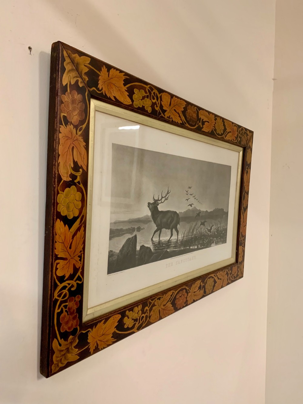 Scottish etching in decorative frame  View III