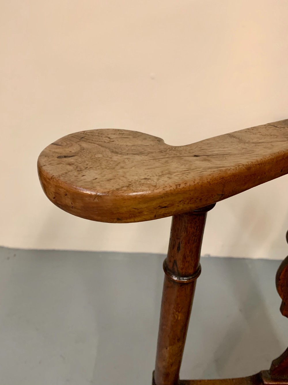 Georgian walnut corner chair  View IX