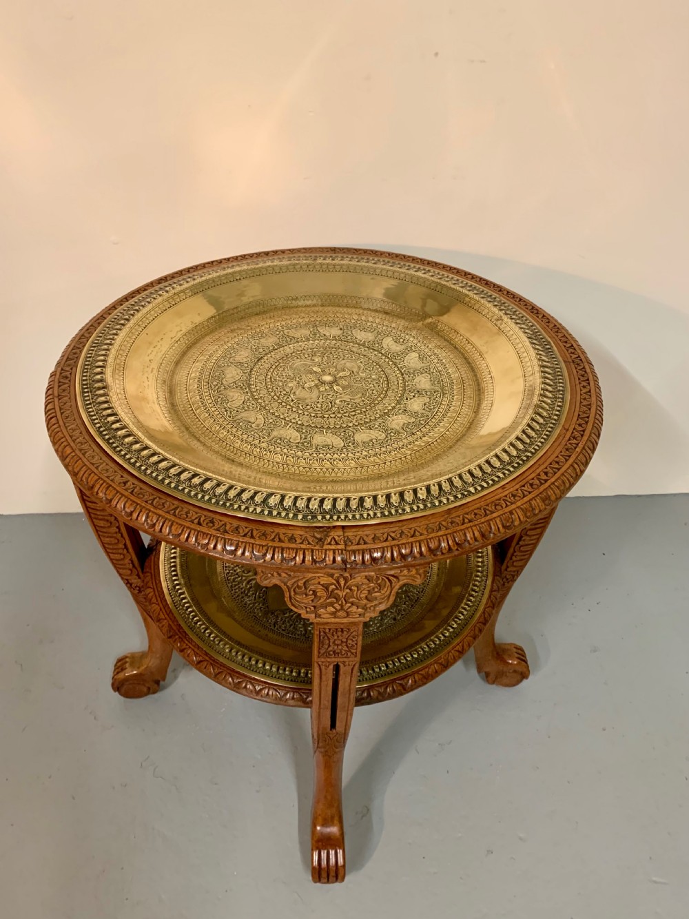 Good Anglo Indian occasional table  View II
