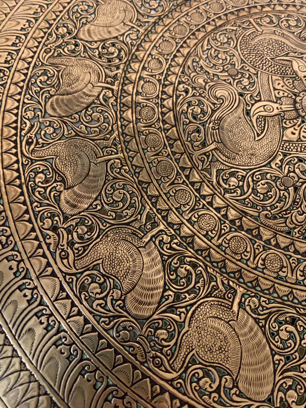 Good Anglo Indian occasional table  View V