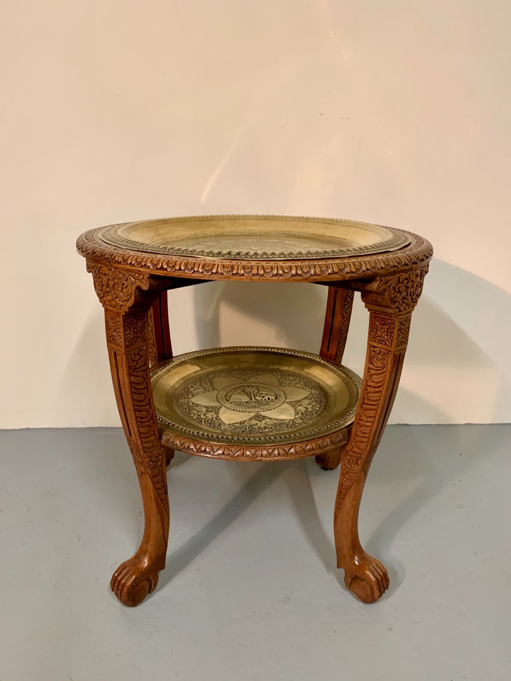 Good Anglo Indian occasional table  View VII
