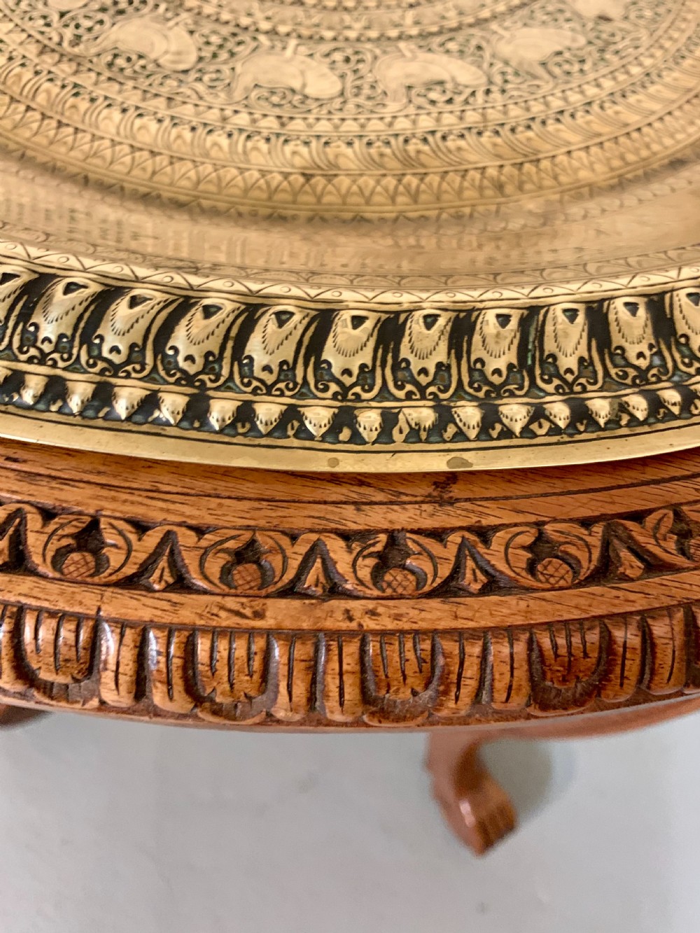 Good Anglo Indian occasional table  View IX
