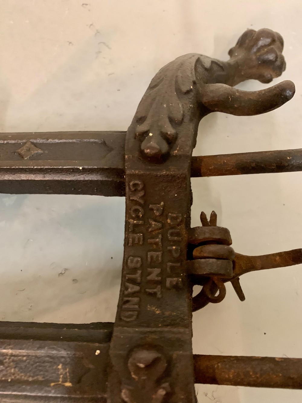Scottish cast iron bicycle stand View IV