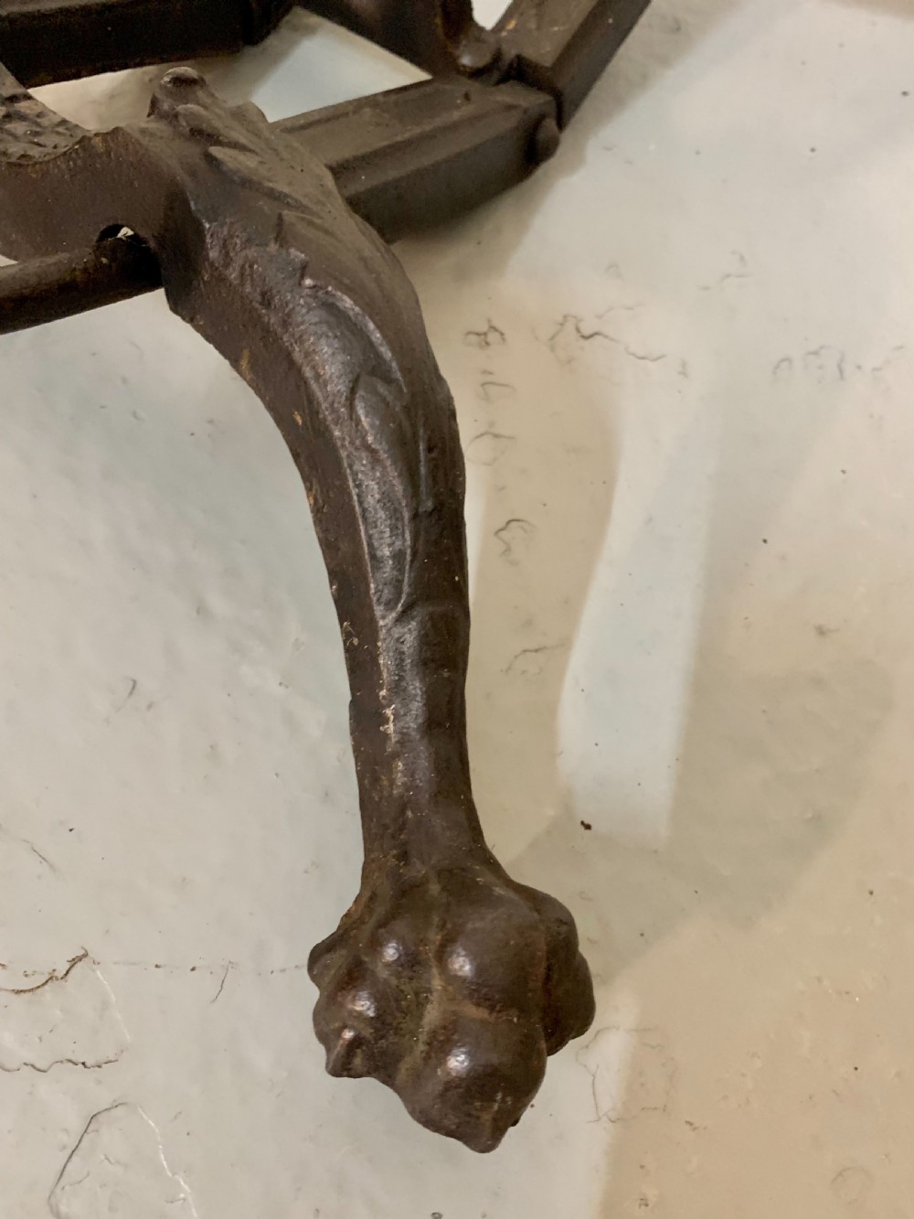 Scottish cast iron bicycle stand View VII