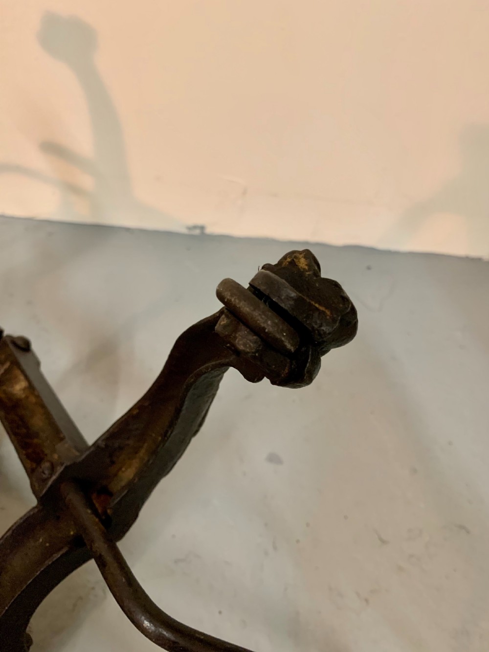 Scottish cast iron bicycle stand View VIII